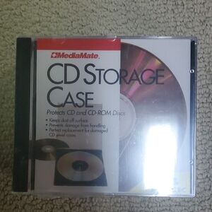 Black CD Storage Case